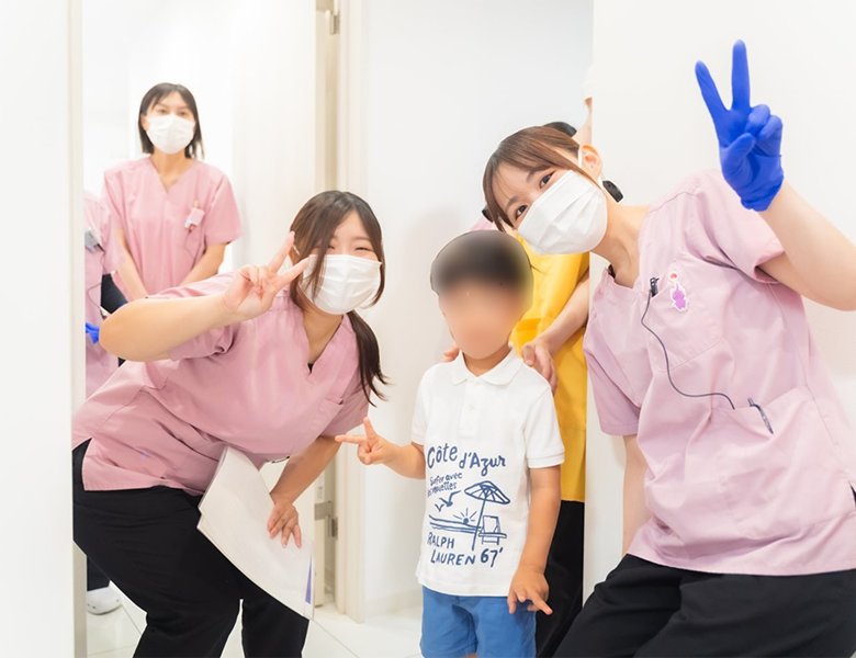 松山市（三津駅）の歯医者、みなと歯科おとな子どもクリニックの子どもの予防歯科